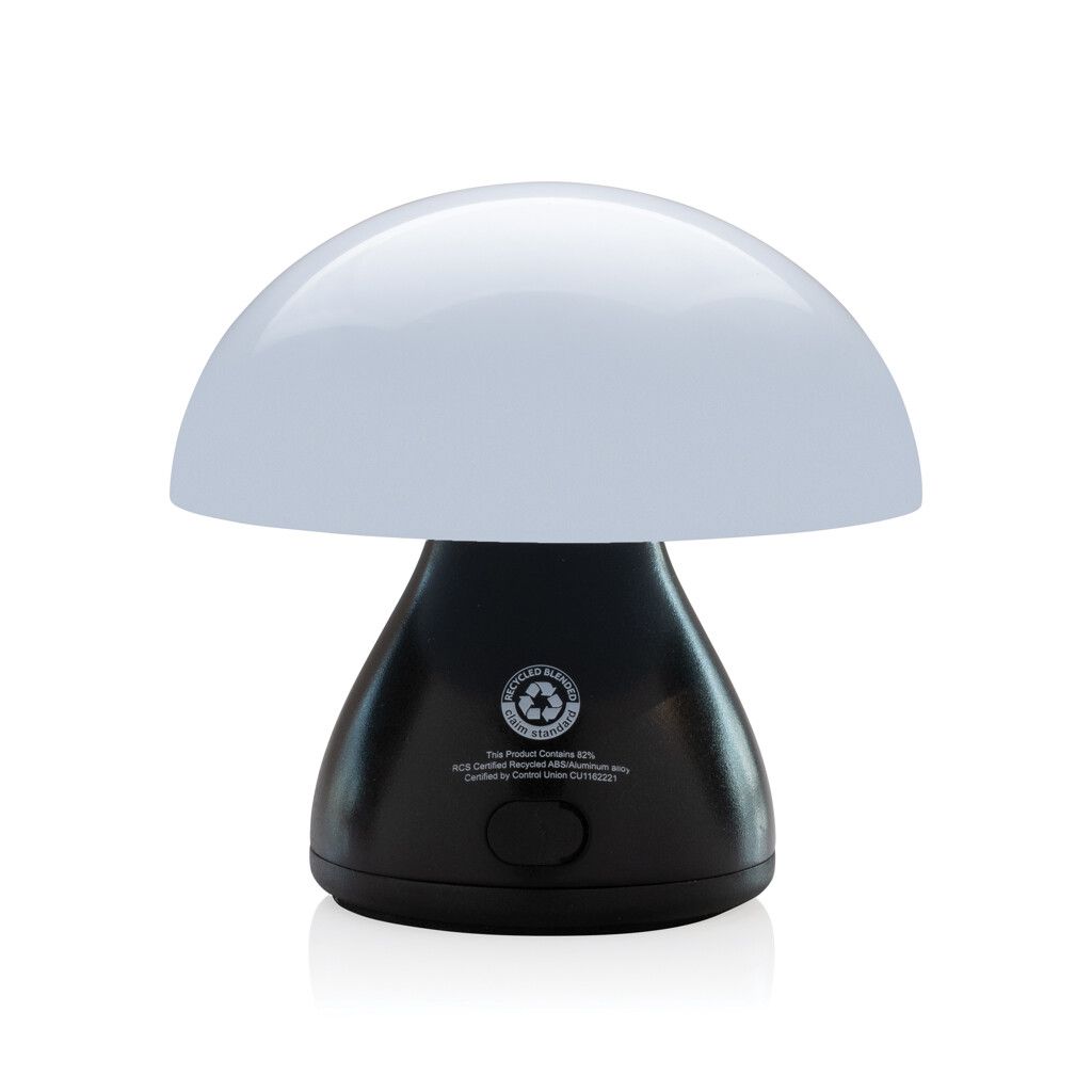 Luming wiederaufladbare USB-Tischlampe aus RCS Kunststoff - schwarz-949