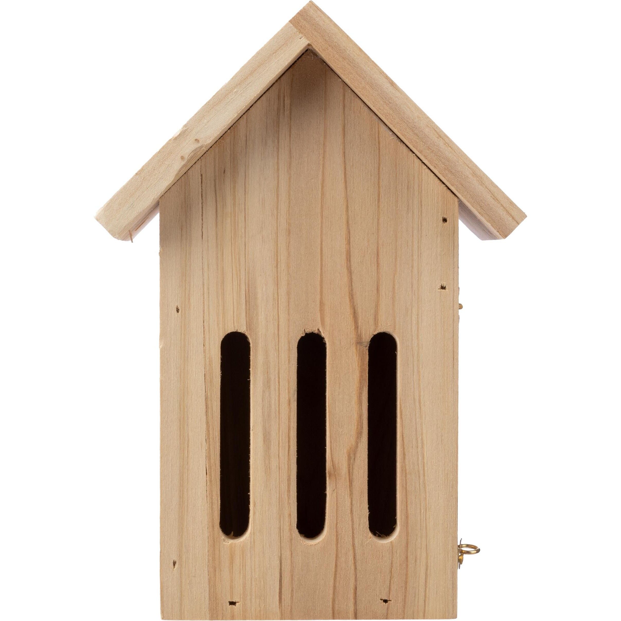 Schmetterlingshaus aus Kiefernholz Anita  - braun-45
