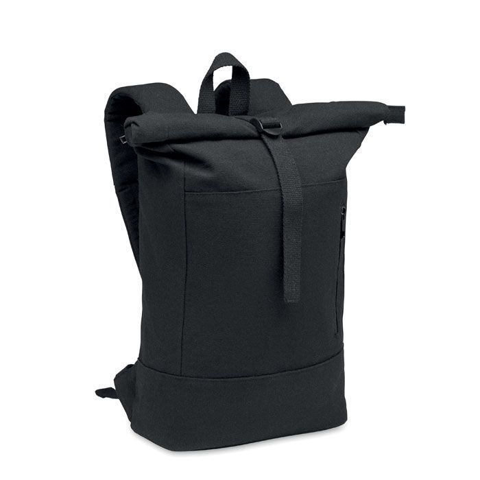 15" Rolltop-Laptop-Rucksack KOPER ROLL - schwarz-349