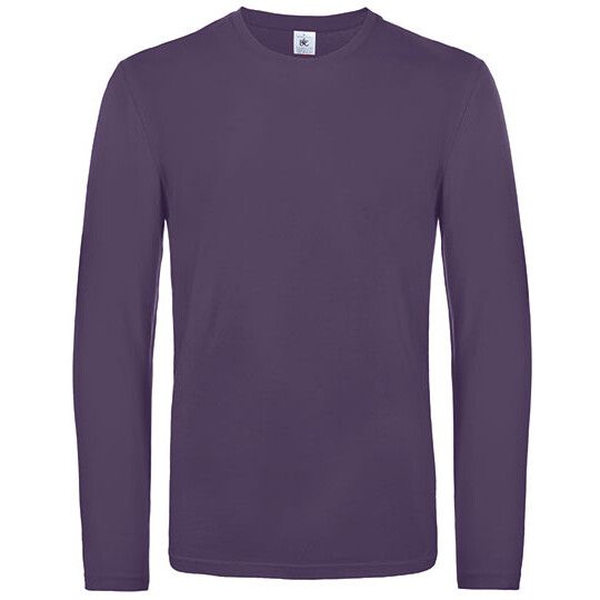 Men´s T-Shirt #E190 Long Sleeve für Herren - urban purple - 3XL-542