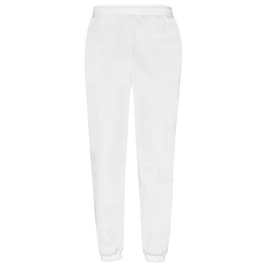 Classic Elasticated Cuff Jog Pants - white-137