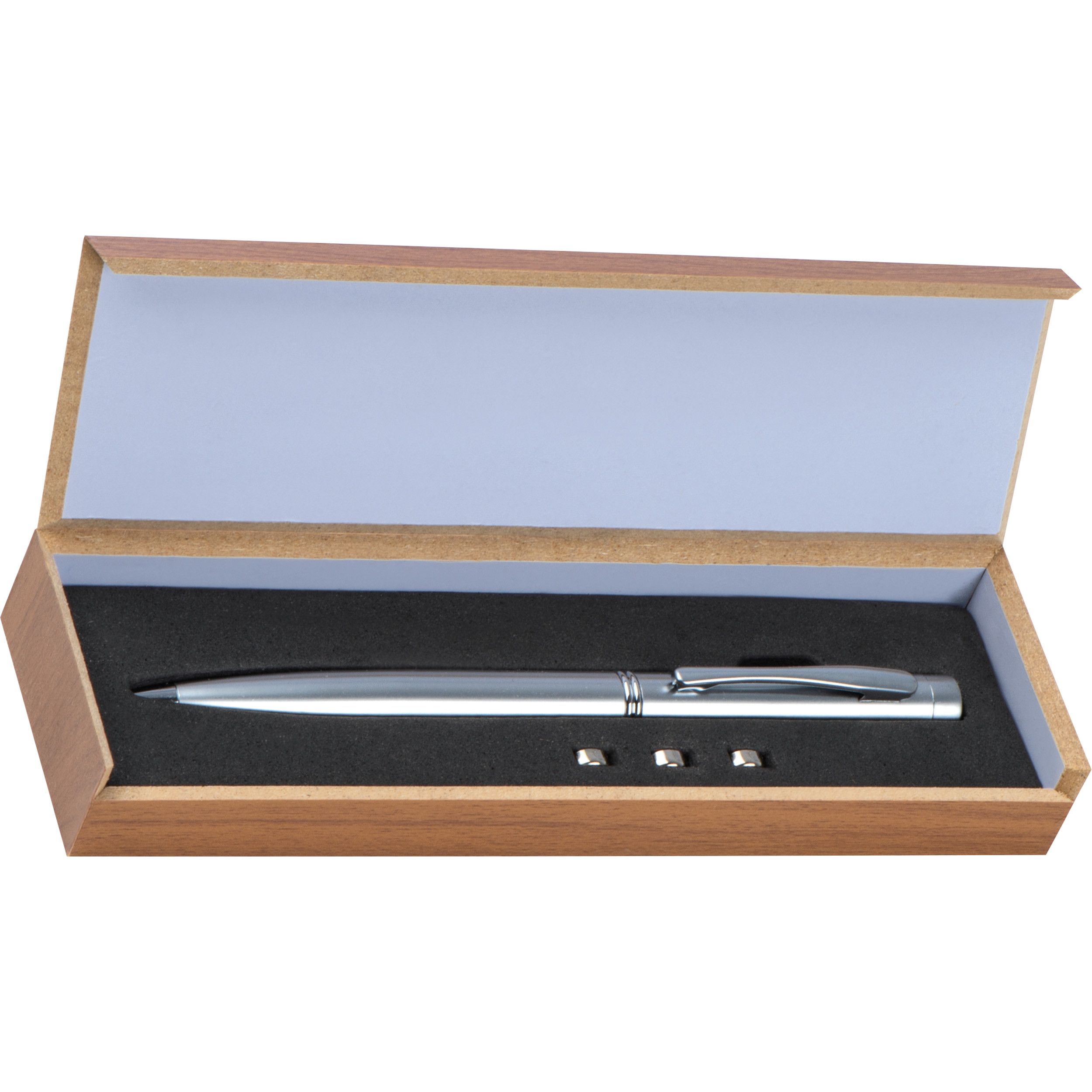 Metall Laserpointer Detroit - silbergrau-419