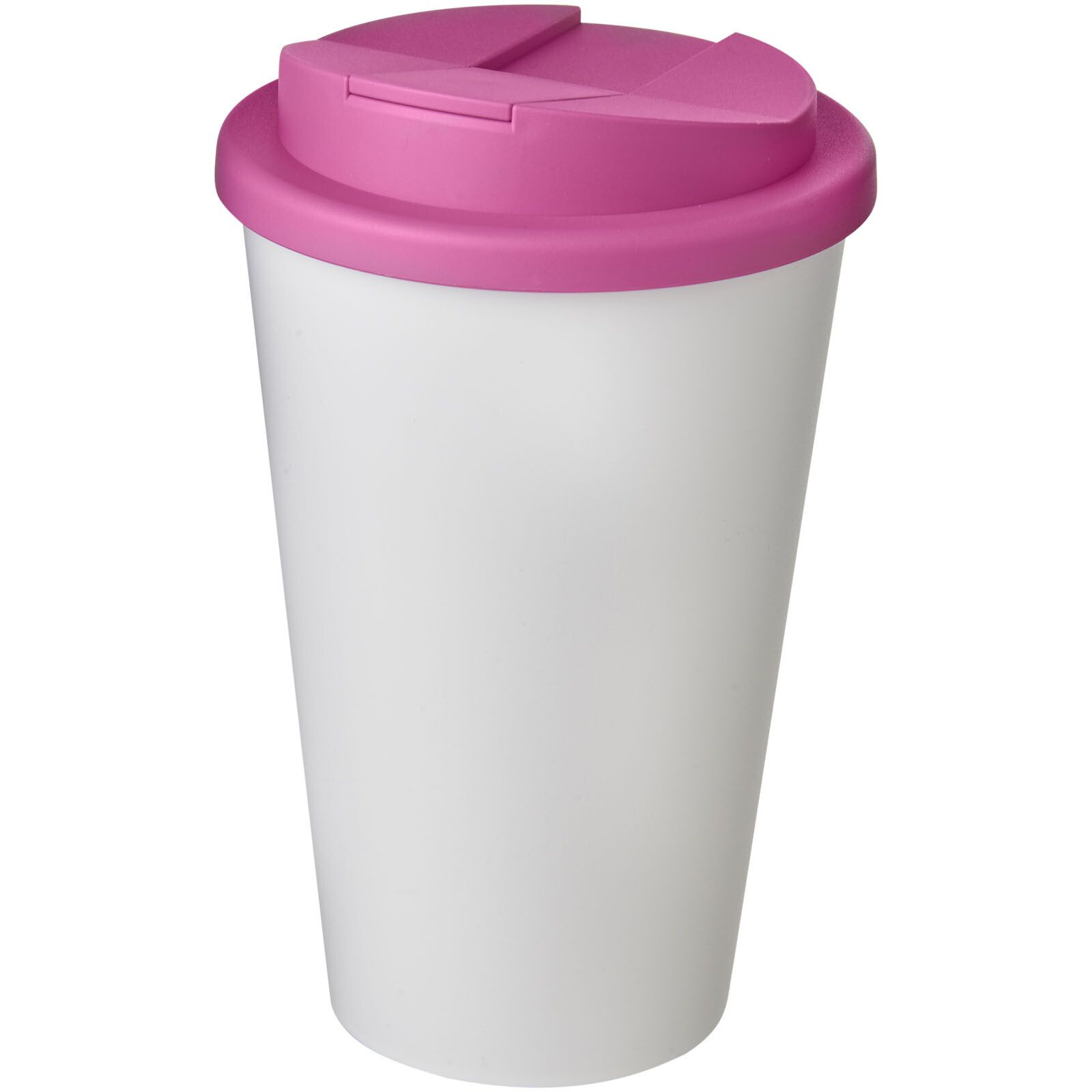 Americano 350 ml Isolierbecher mit auslaufsicherem Schraubverschluss - weiss -  magenta-108