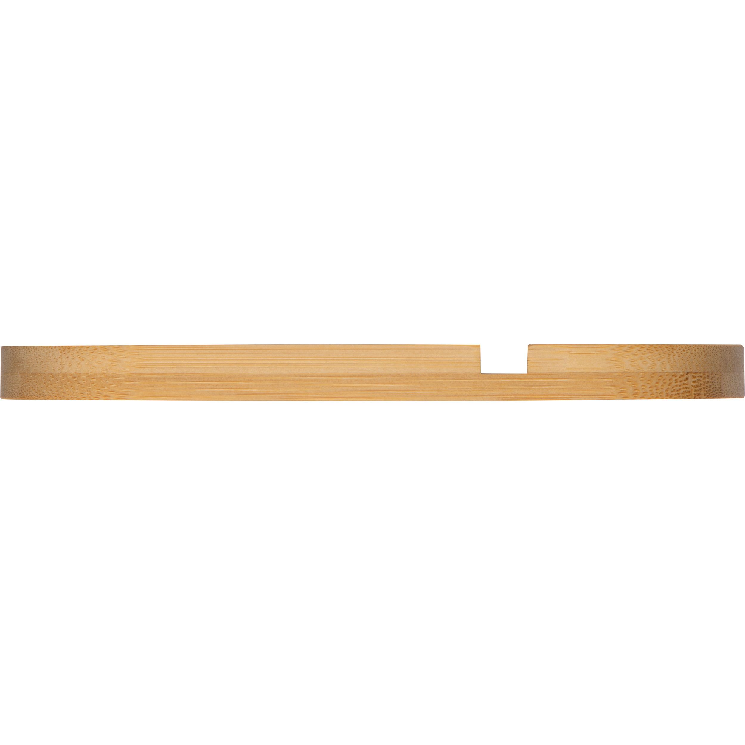 Tablet- und Smartphonehalter aus Bambus - beige-496