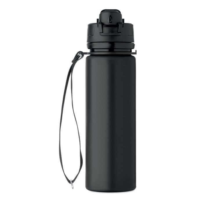 Faltbare Sportflasche Silikon LETT - schwarz-525