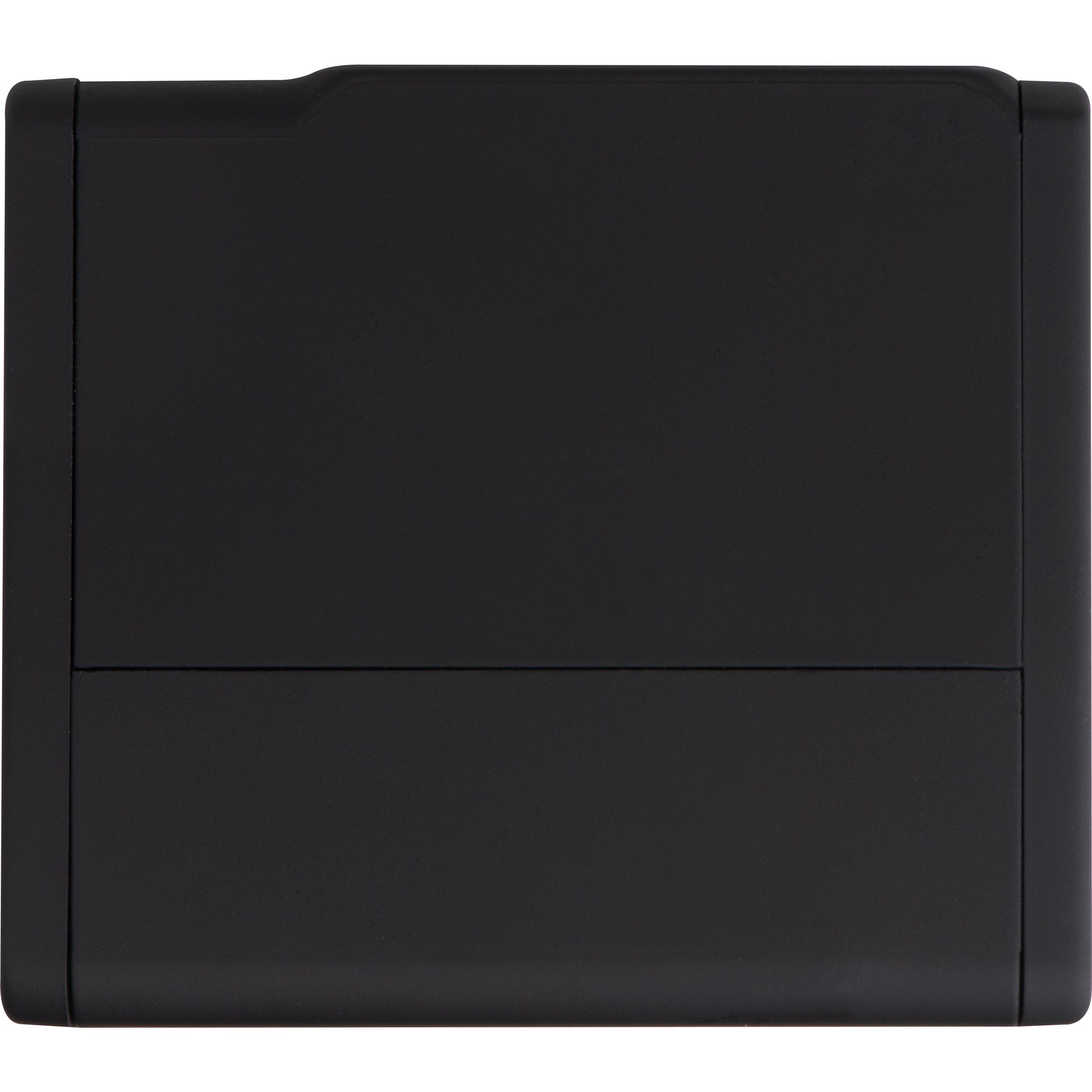 Gummierter Reiseadapter in einem Etui - schwarz-406