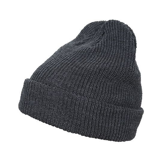 Long Knit Beanie - dark grey-194