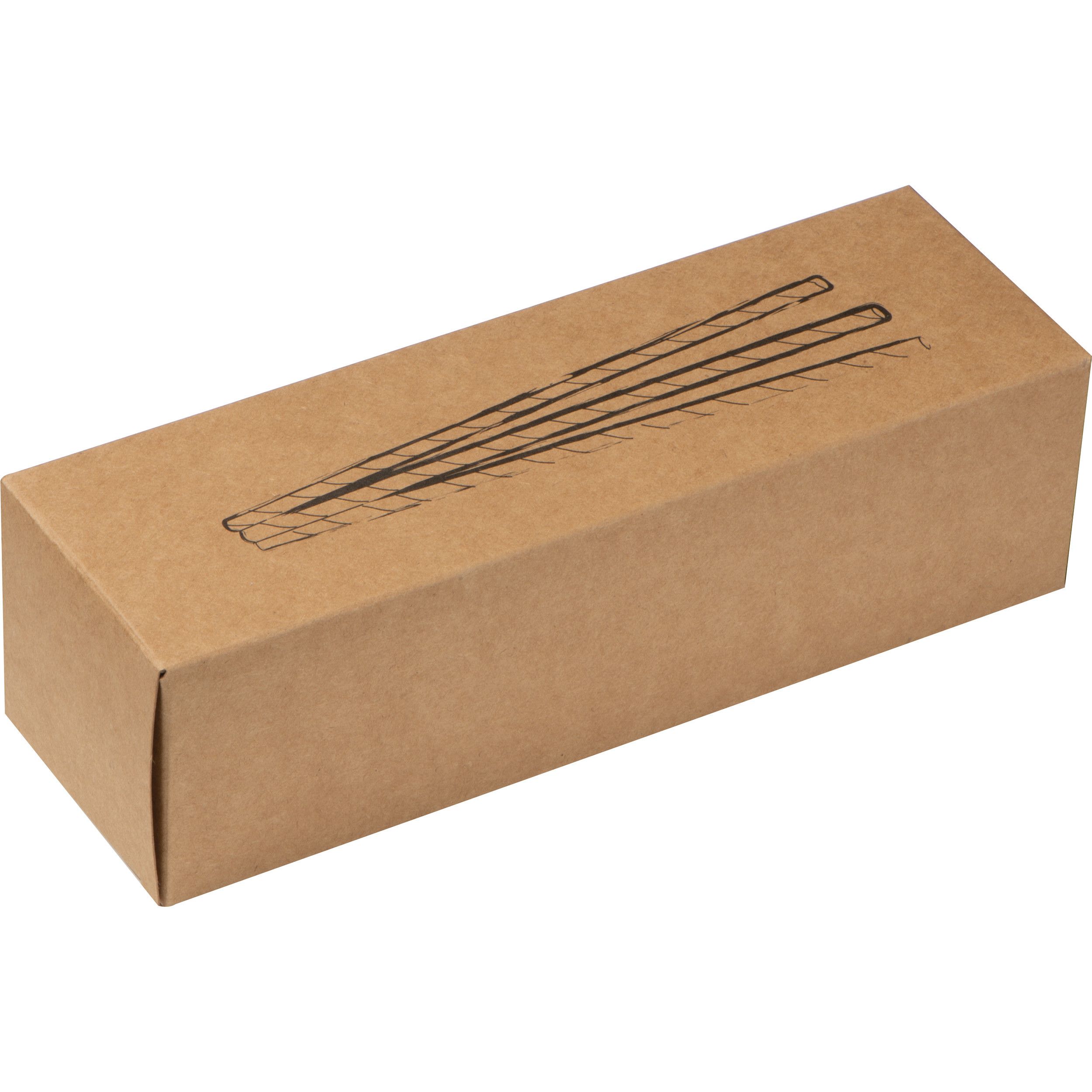 100er Set Trinkhalme aus Papier - schwarz-447