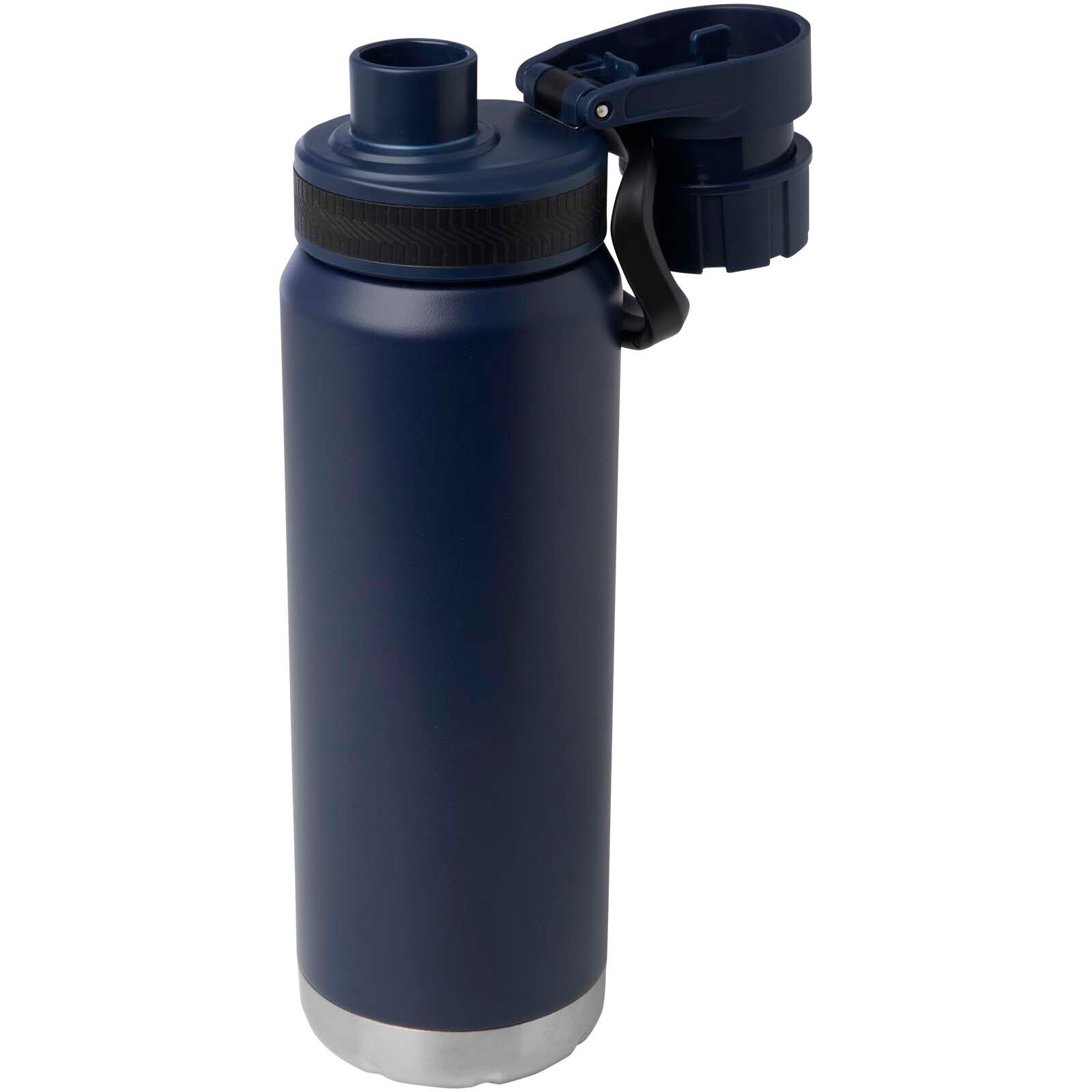 Fortis 700 ml RCS-zertifizierte Kupfer-Vakuum Isolierflasche aus recyceltem Edelstahl (Kohlensäure geeignet) - navy-857