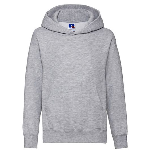 Kids Hooded Sweatshirt - light oxford heather - 140 (9/10)-661