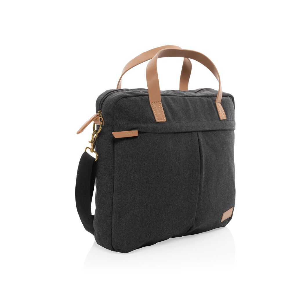 Impact AWARE™ 16 oz. rCanvas Laptop-Tasche - schwarz-572