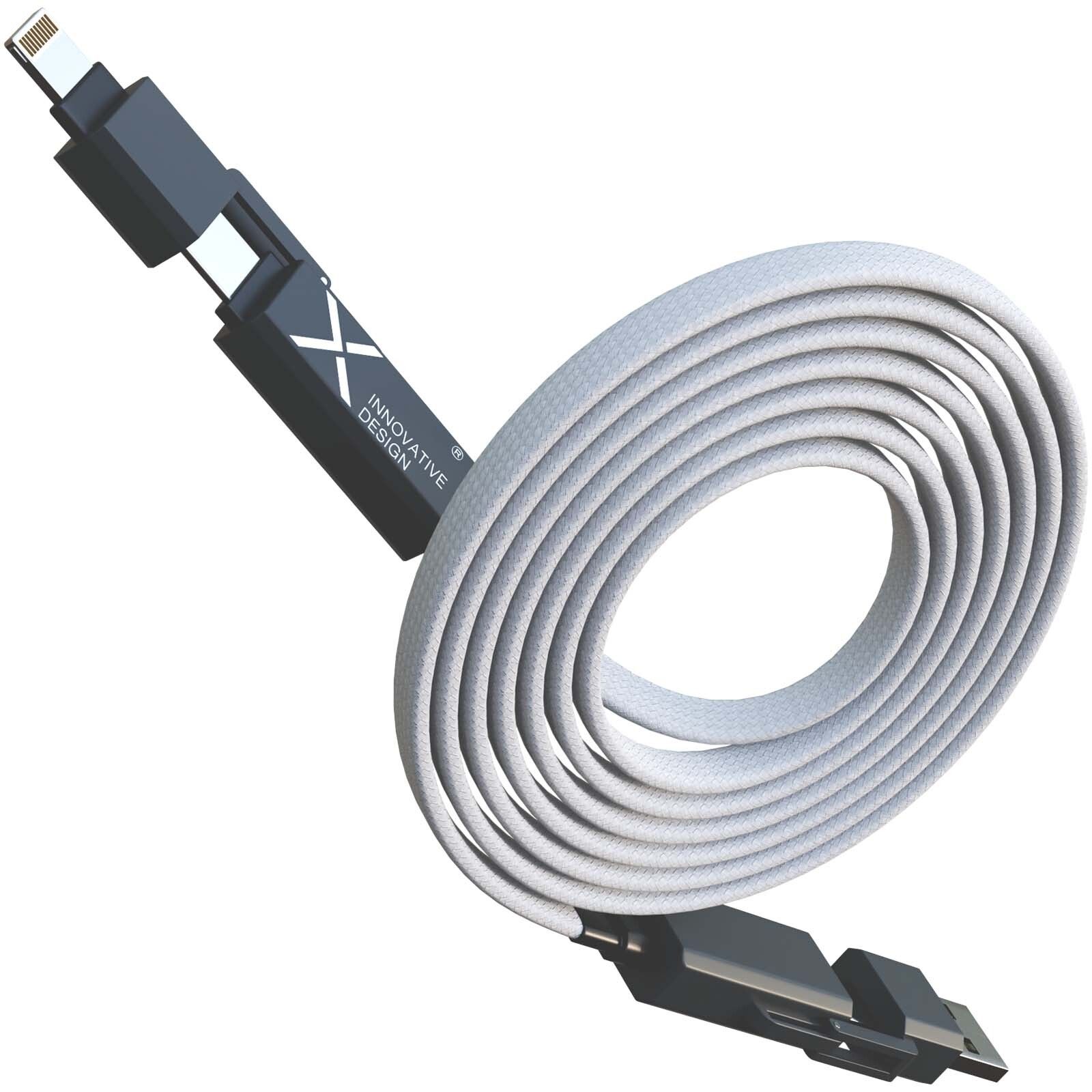 SCX.design C58 60 W magnetisches Flachladekabel - grau-750