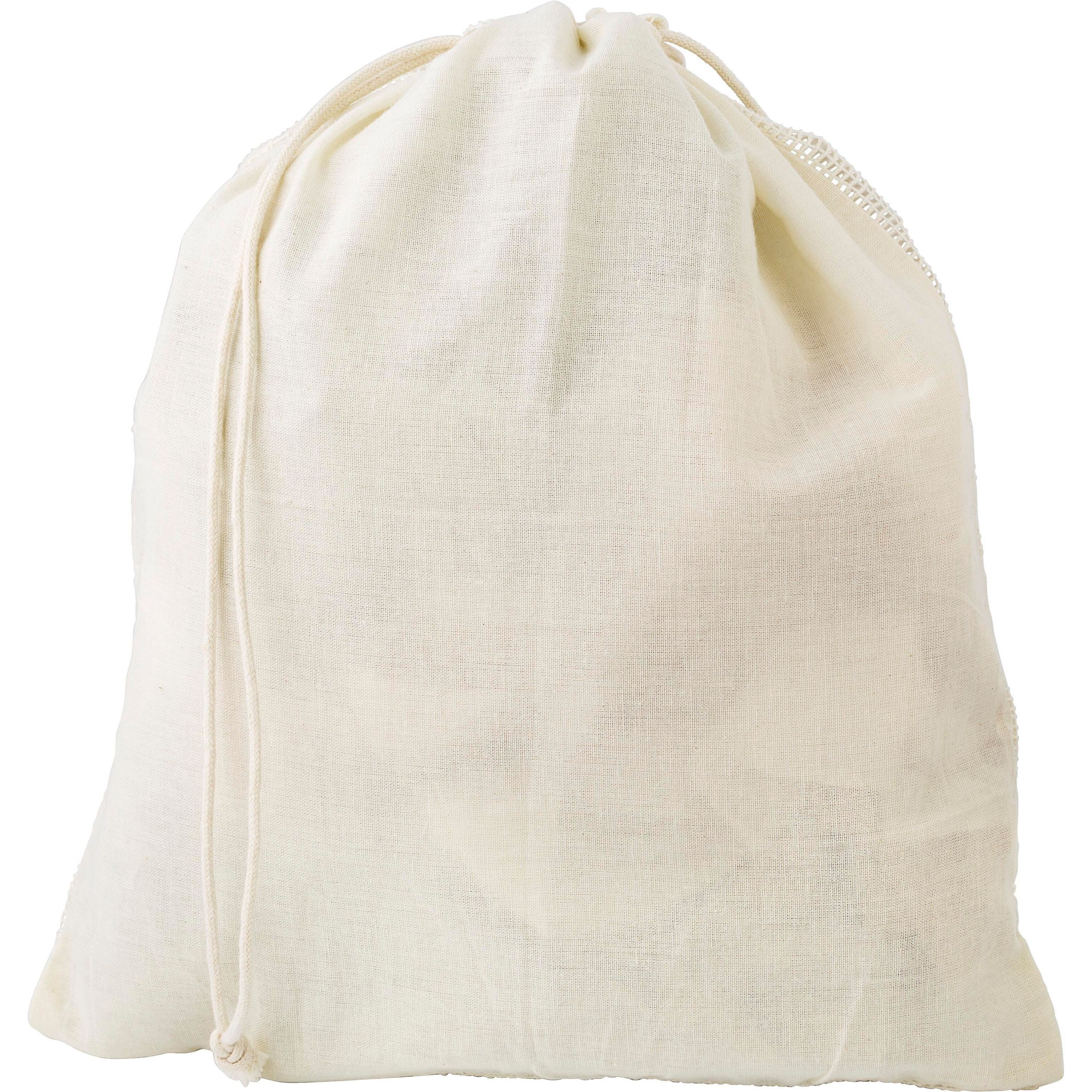 Organic cotton fruits and vegetables bag Freddy - khaki-605