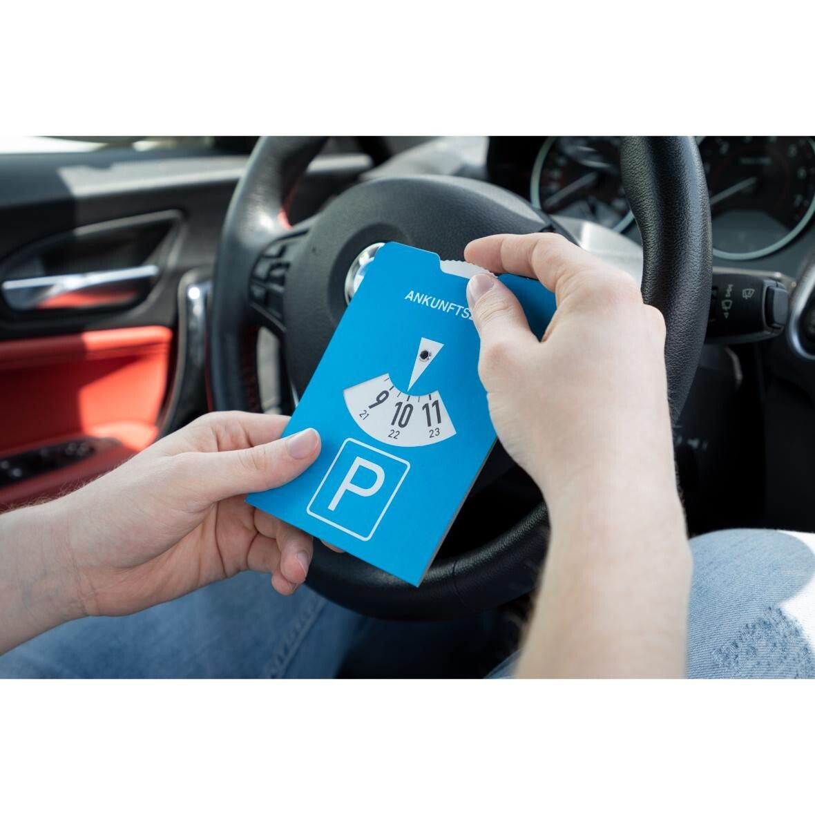 Papp-Parkscheibe Board - blau-760
