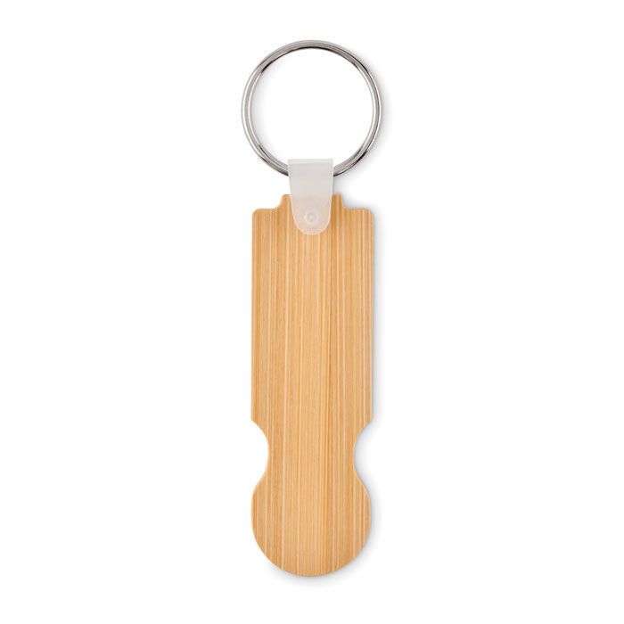 Schlüsselanhänger Bambus COMPRAS - holz-370