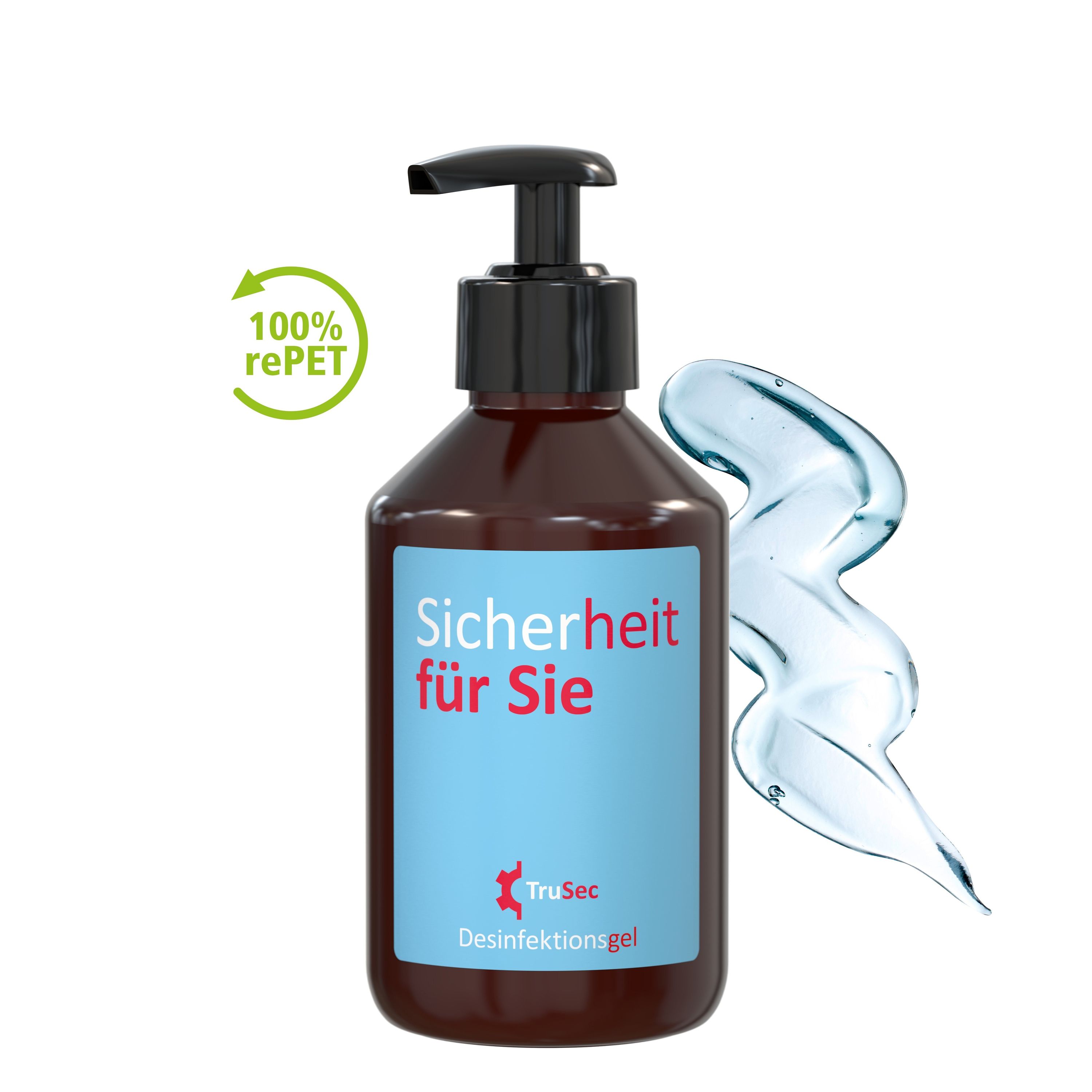250 ml Spender Hände-Desinfektionsgel (DIN EN 1500) Body Label-836
