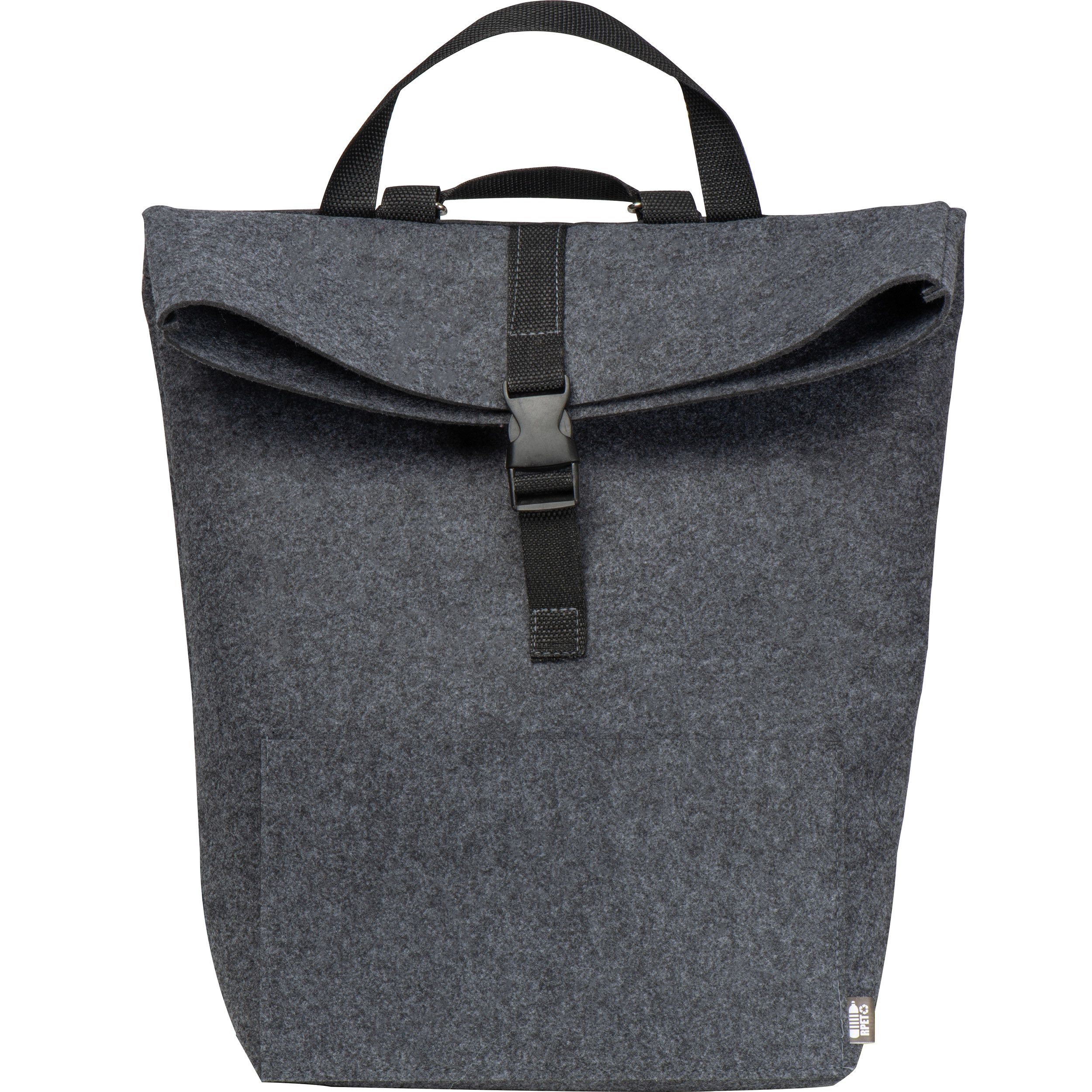 RPET Filzrucksack  - anthrazit-908