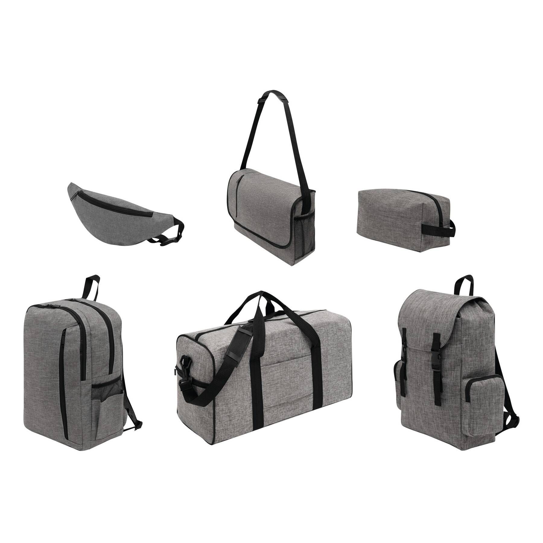 Sporttasche DONEGAL GYM - grau - schwarz-978