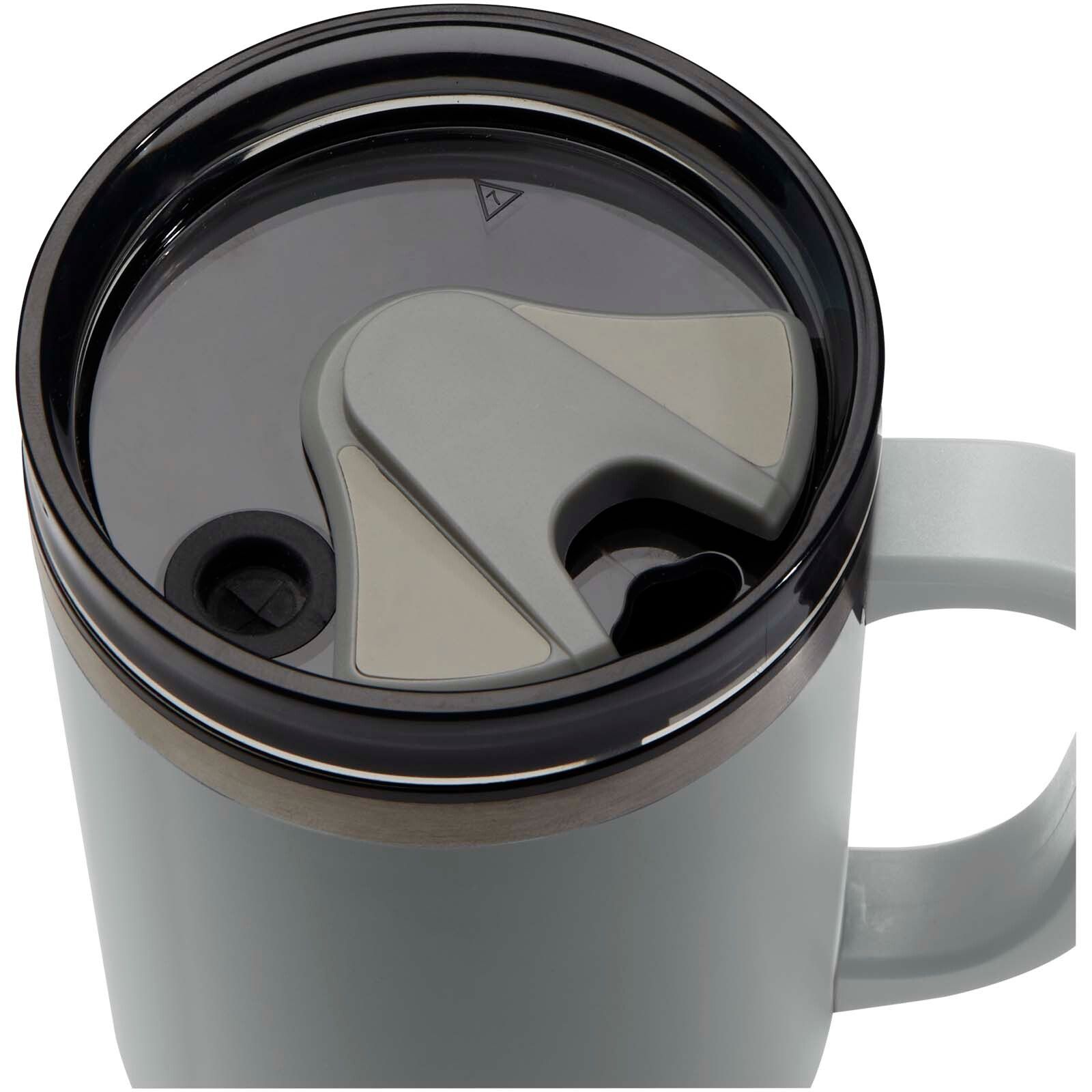 Melbourne 1200 ml RCS-zertifizierter Isolierbecher mit Strohhalm - grau-751
