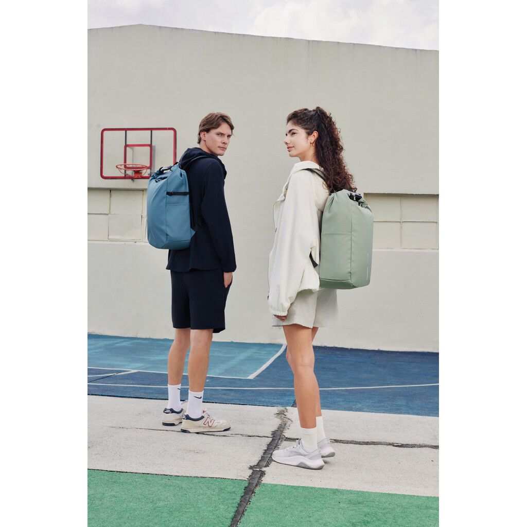 Urban wasserabweisender Anti-Diebstahl Rucksack - iceberg green-442