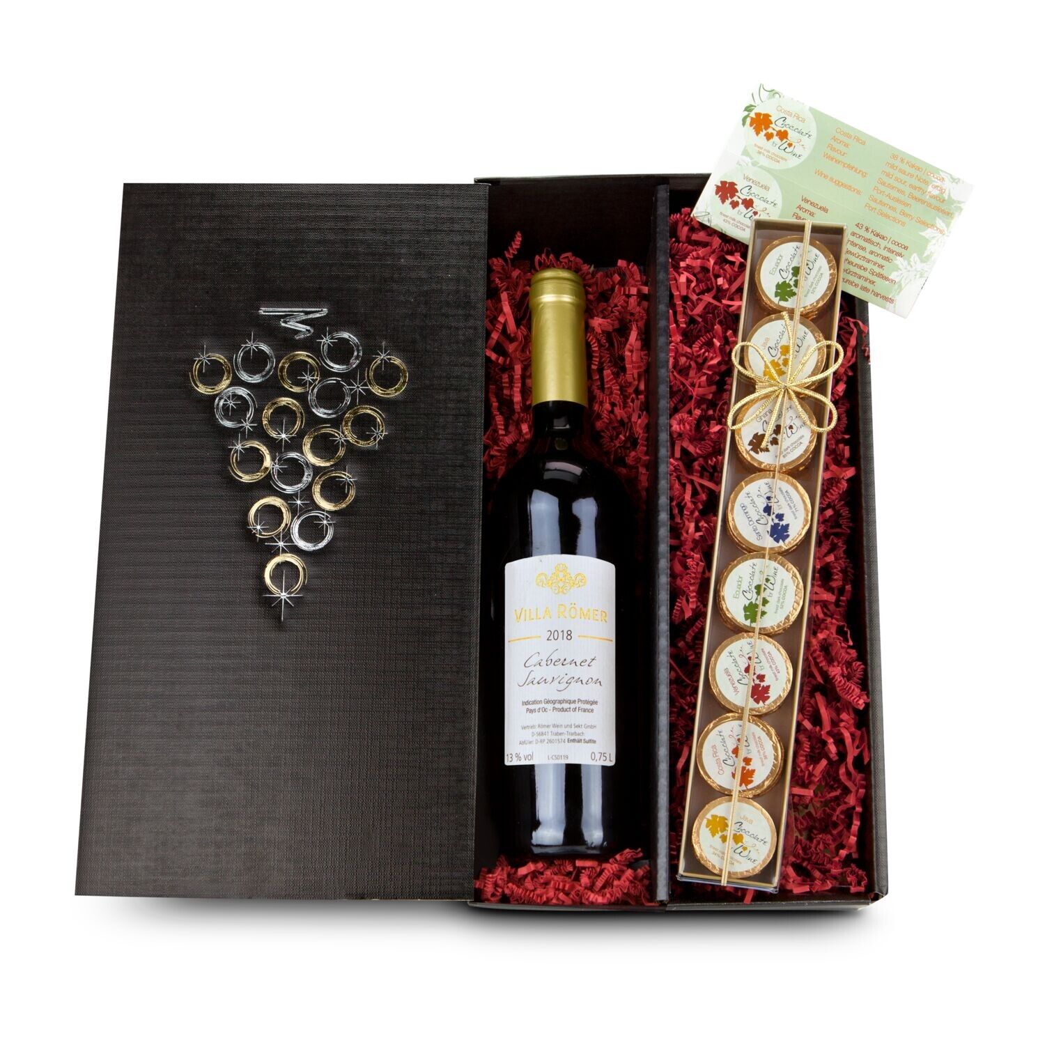 Geschenkset Chocolate for wine-308