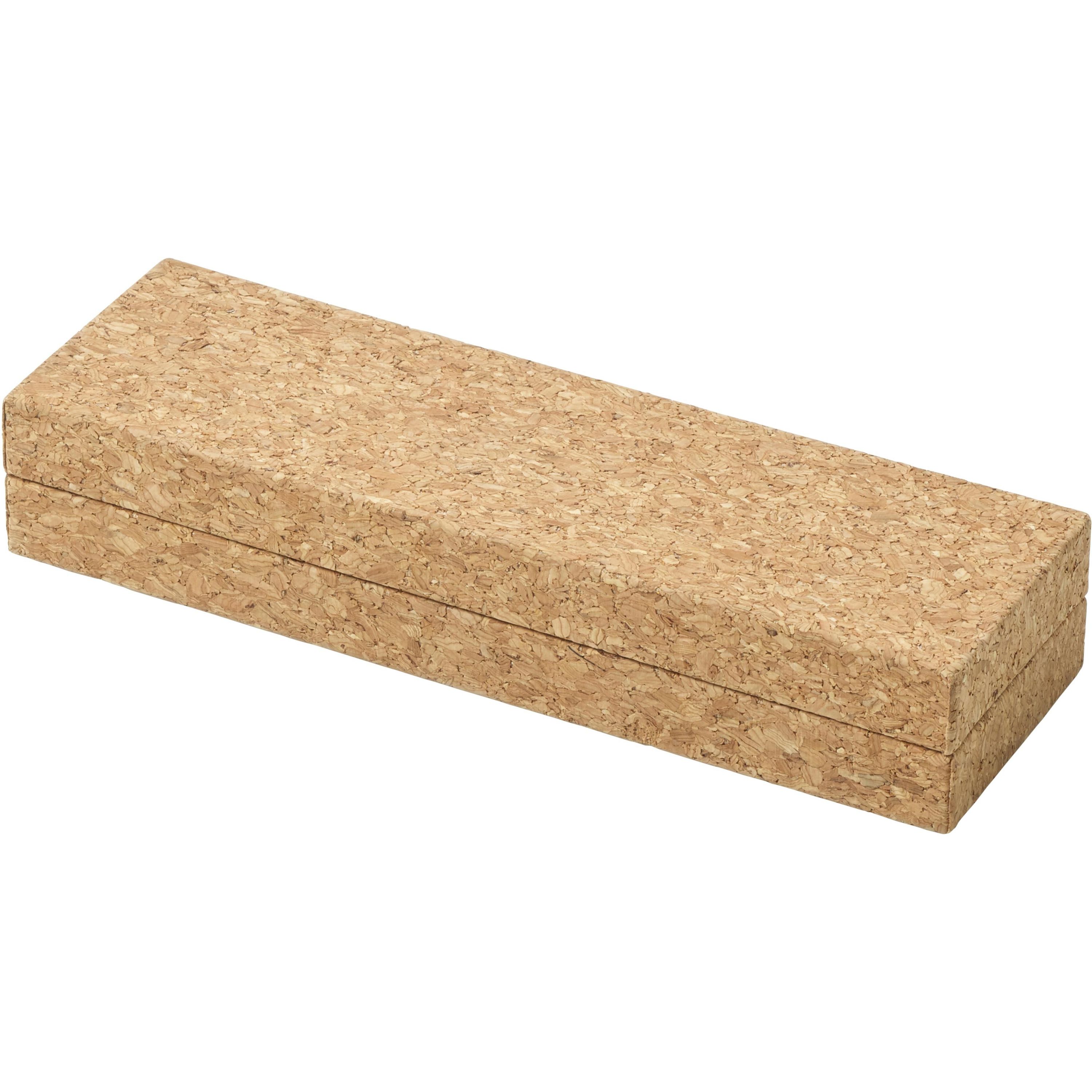Schreibset aus Kork/Metall Elmer - braun-102