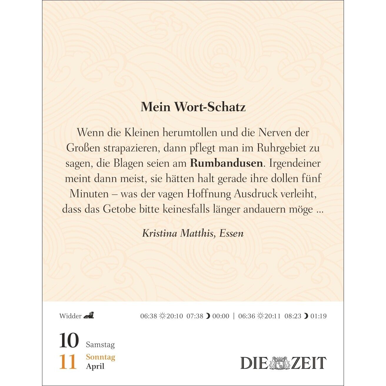 Was mein Leben reicher macht Tagesabreißkalender-407