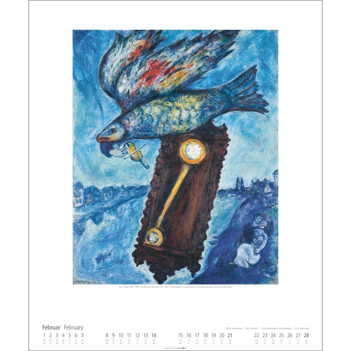 Marc Chagall - Kunst & Kultur Kalender-579