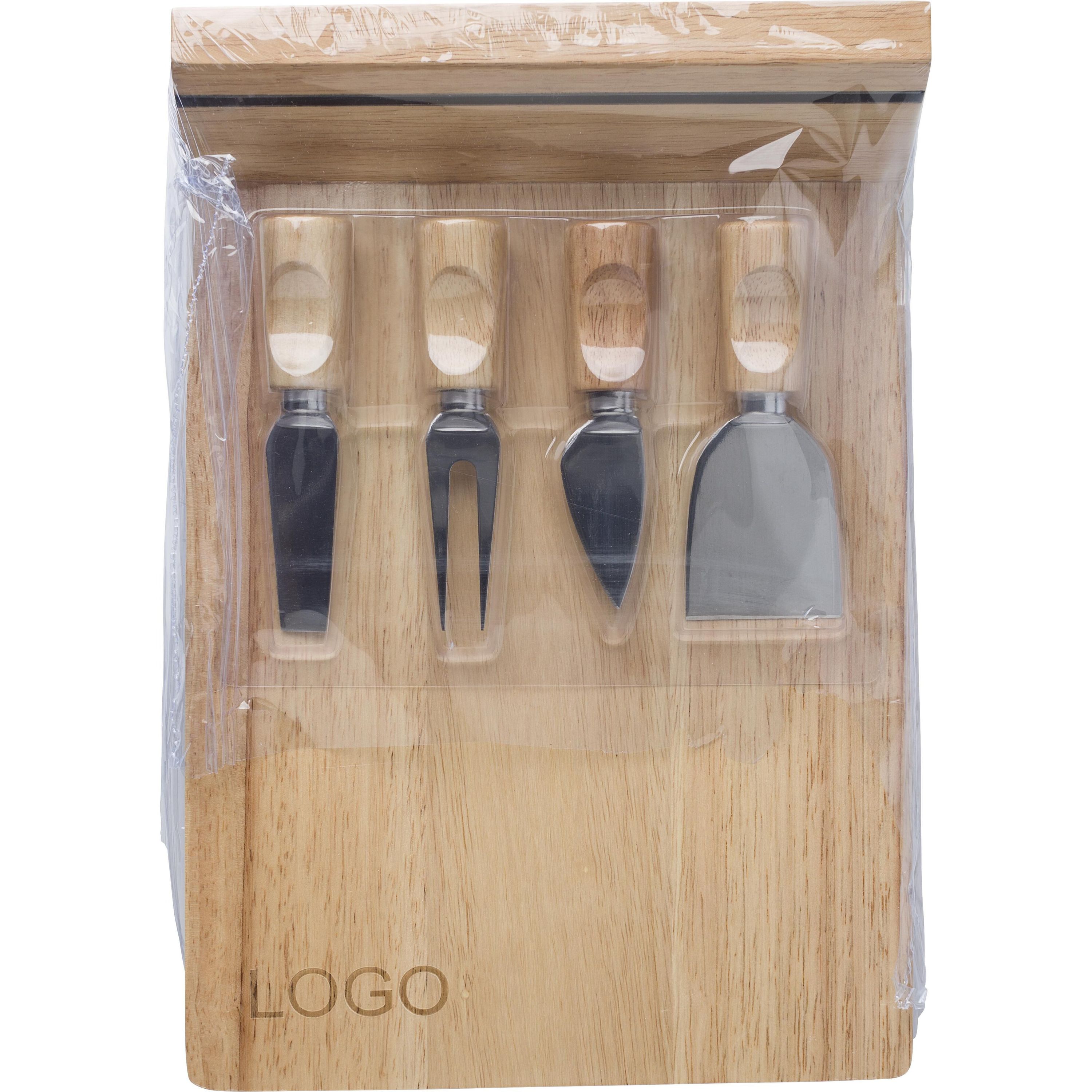 Käsebrett aus Holz Arlo - braun-666