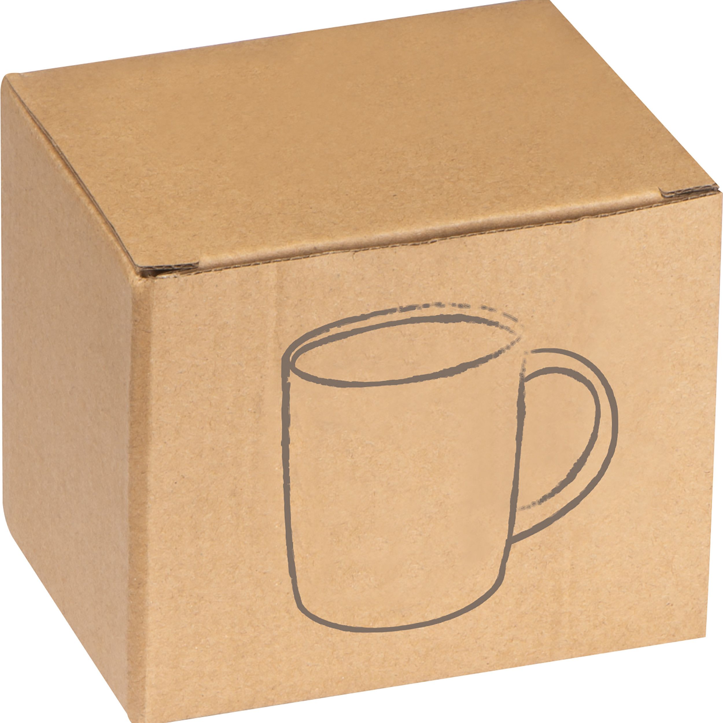 Tasse aus Porzellan, außen gummiert, 300ml - gelb-304