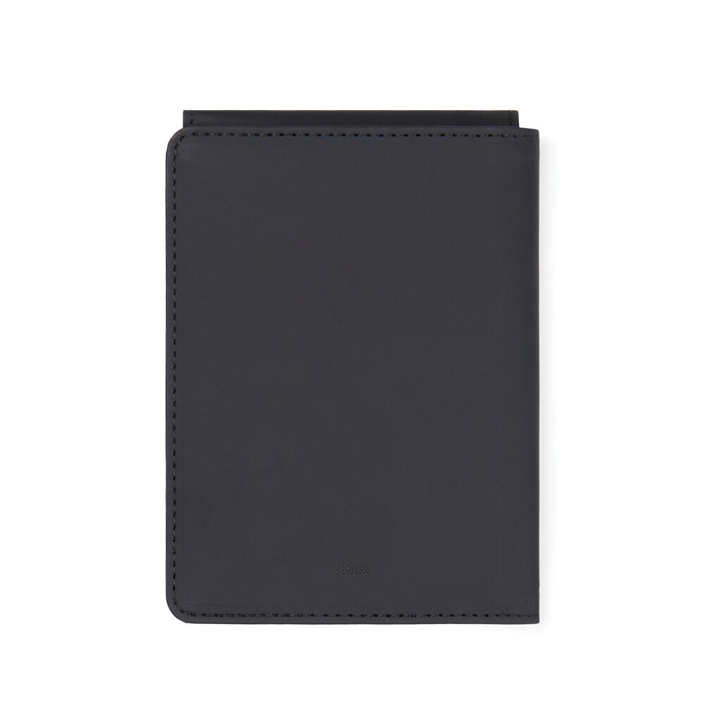 VINGA Baltimore RCS recycelte Polyester-RFID-Reisepasshülle - schwarz-960