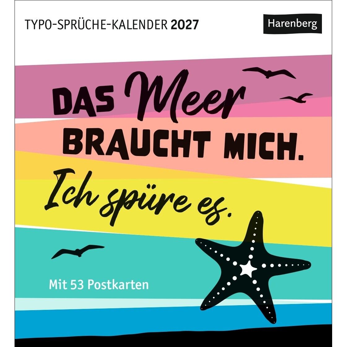 Typo-Sprüche-Kalender Postkartenkalender-29
