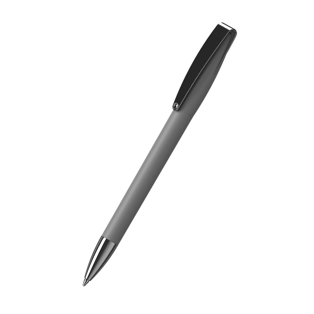 Drehkugelschreiber Cobra softtouch MMn - softtouch grau-392