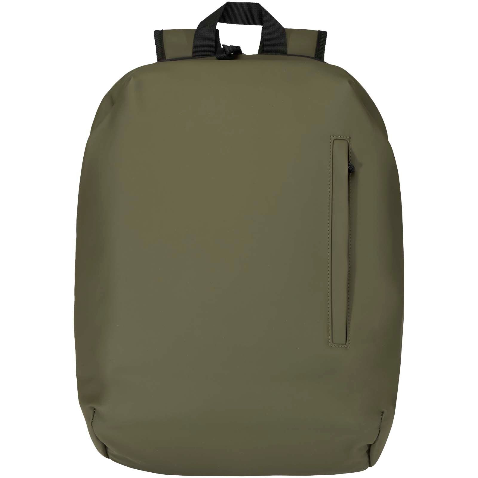 Resi Plus 15" GRS recycelter diebstahlsicherer Rucksack 18L - waldgrün-258