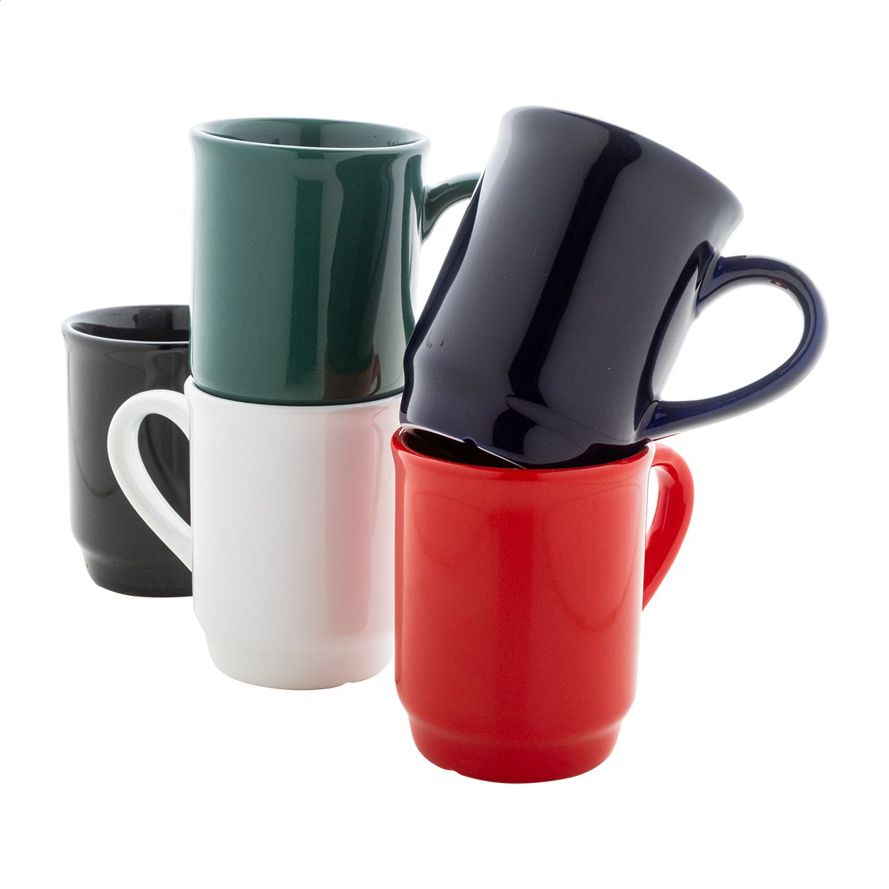 Marknad stapelbarer Keramikbecher - grün-309