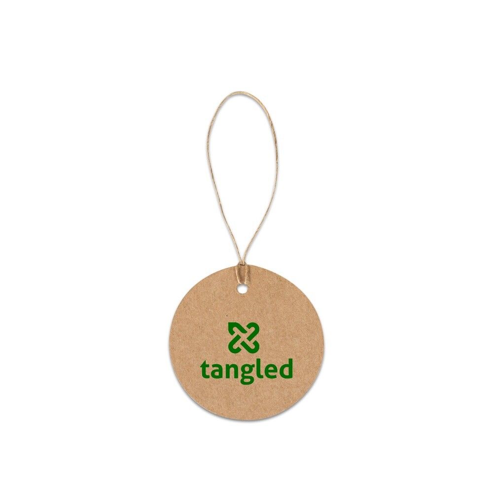 LABEL ROUND Etikett aus 100 % Recyclingpapier in rundem Format - natur-50