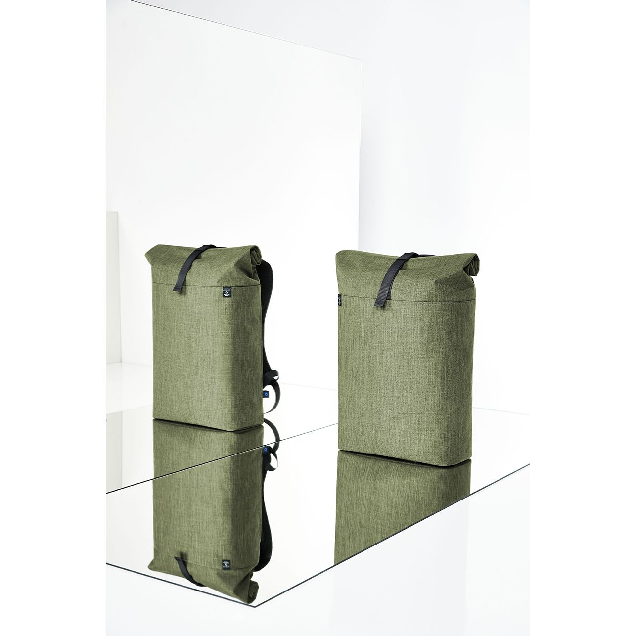 Notebook-Rollrucksack EUROPE - grün-meliert-513