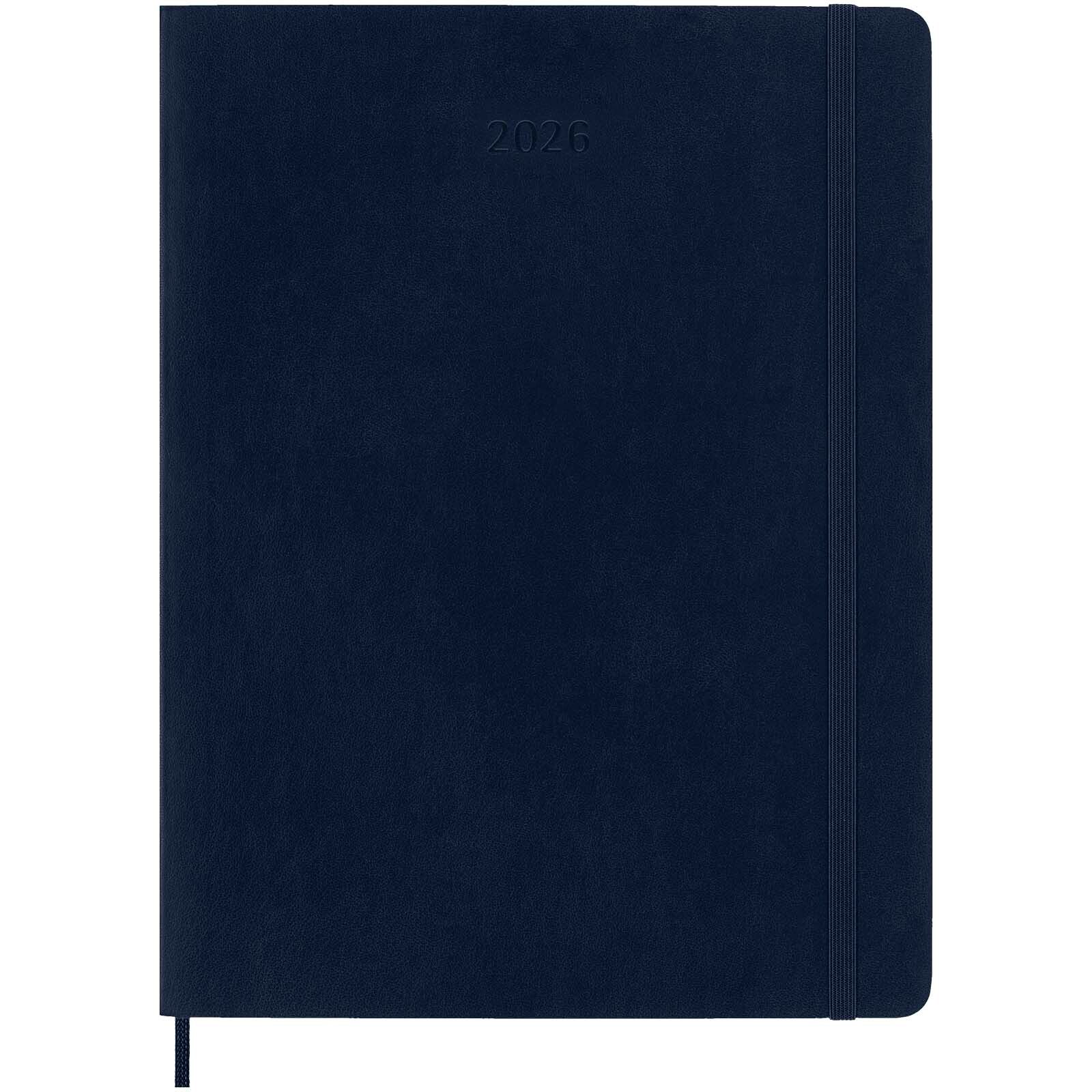 Moleskine Softcover 12 Monate Wochenkalender XL - saphir-870
