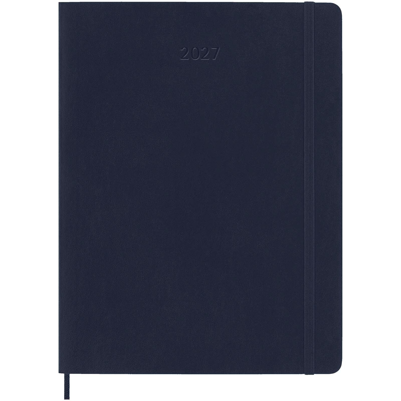 Moleskine Softcover 12 Monate Wochenkalender XL - saphir-870