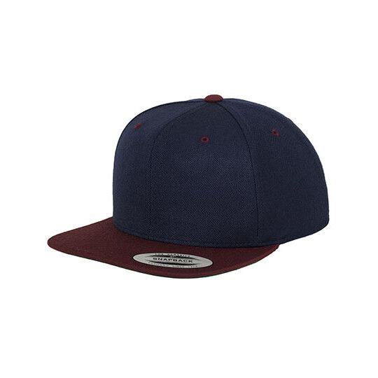 Classic Snapback 2-Tone - navy - maroon-855