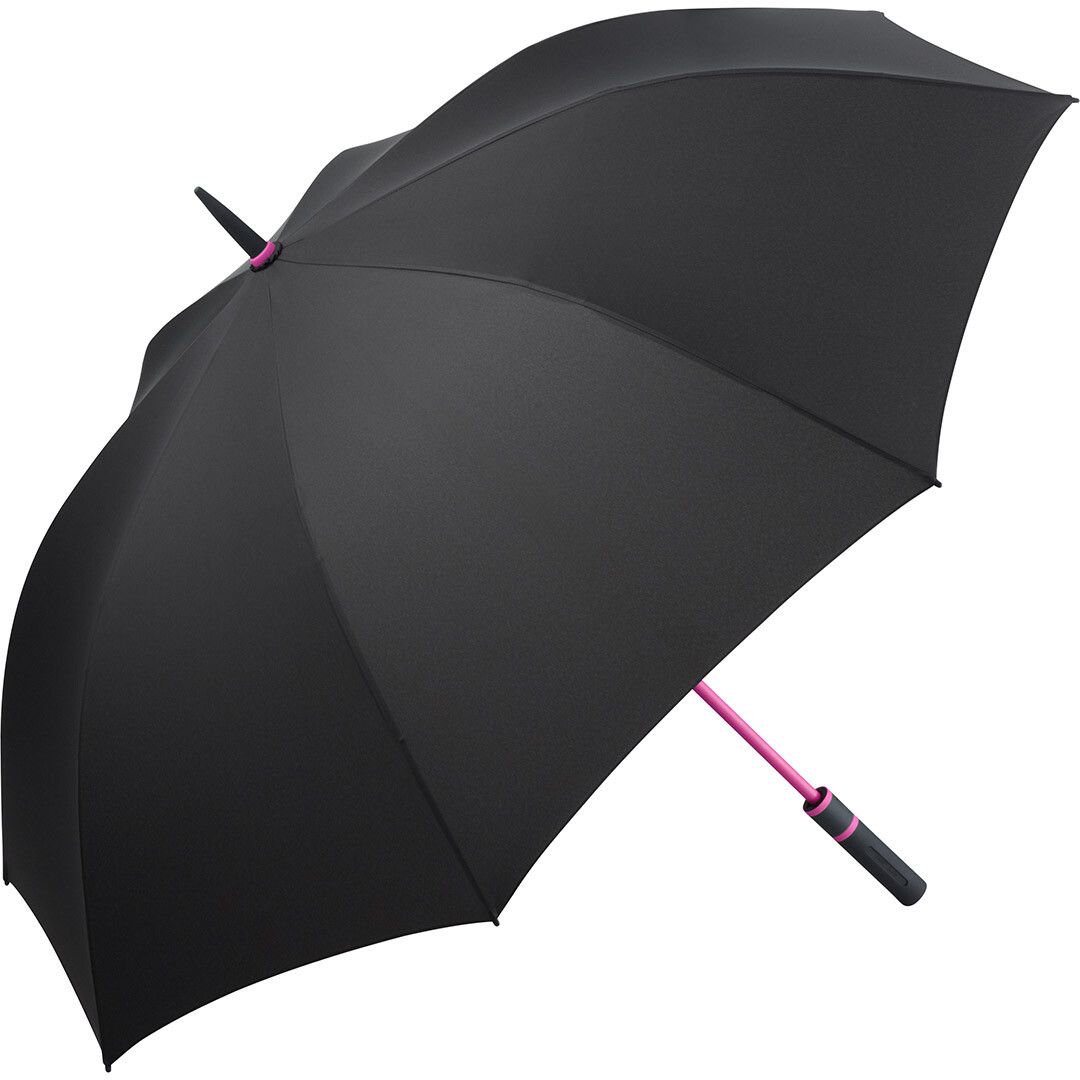 AC-Gästeschirm FARE® Style Ø130 cm - schwarz - magenta-530