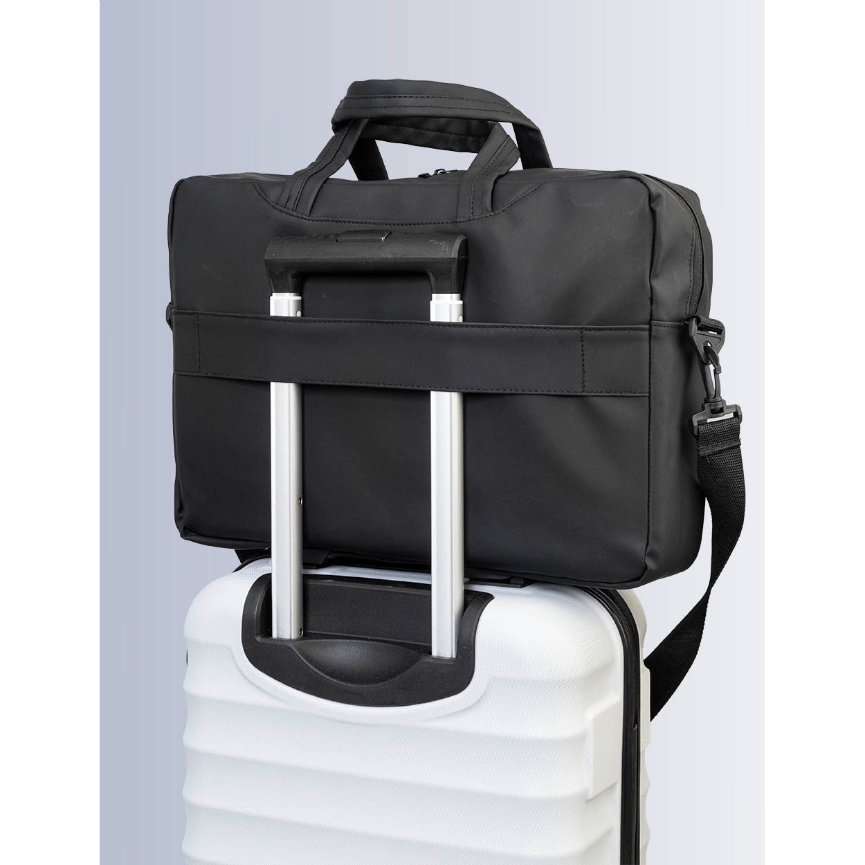 Duppler Document laptop bag, RPU - schwarz-680