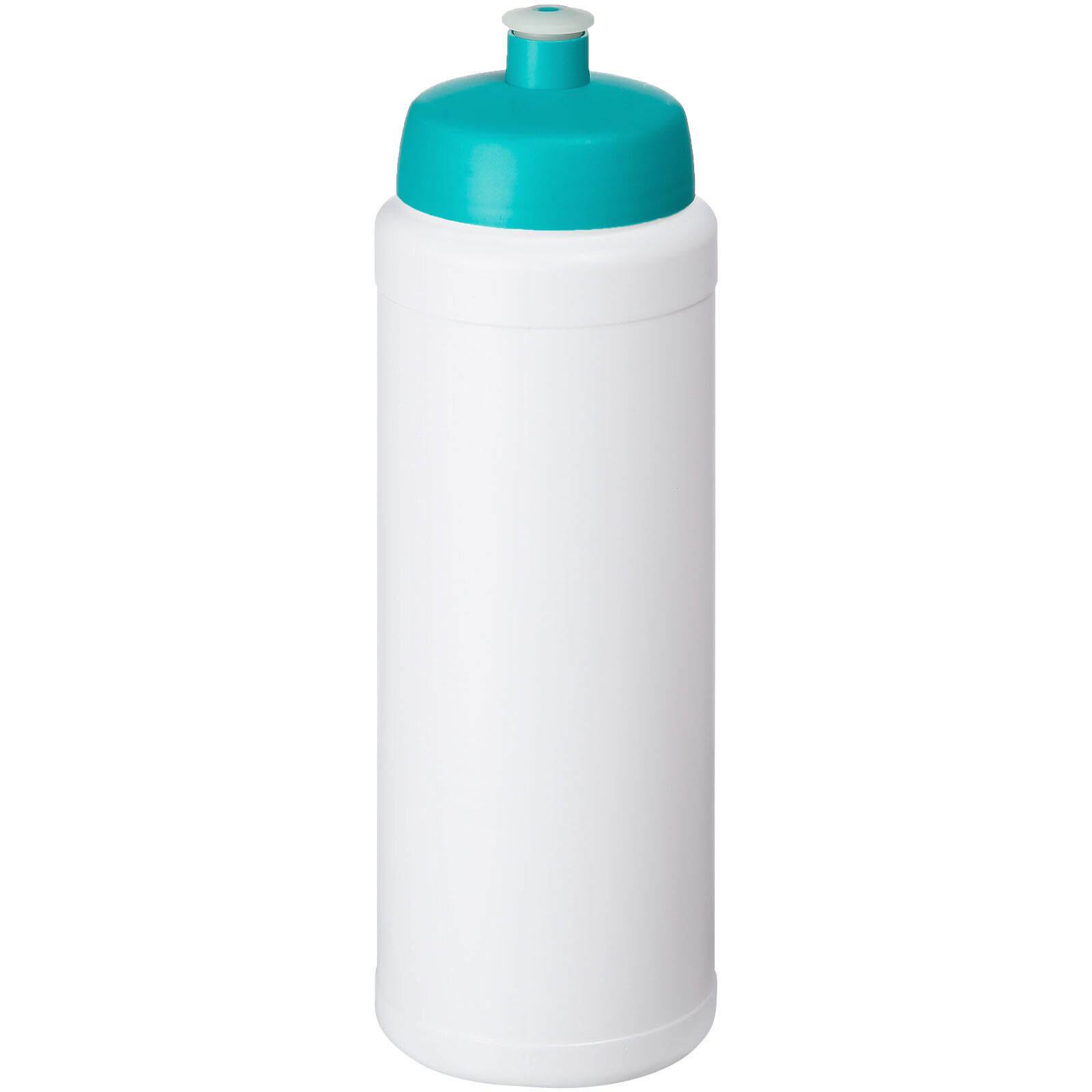 Baseline Plus 750 ml Flasche mit Sportdeckel - weiss -  aquablau-339