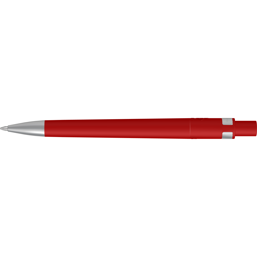 Recycled Pet Pen Core F Si Druckkugelschreiber - rot-304