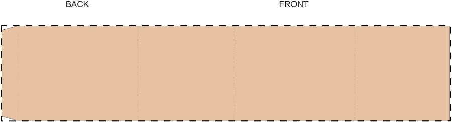 Veredelungsposition Maßgefertigte Kraft-Papierbanderole