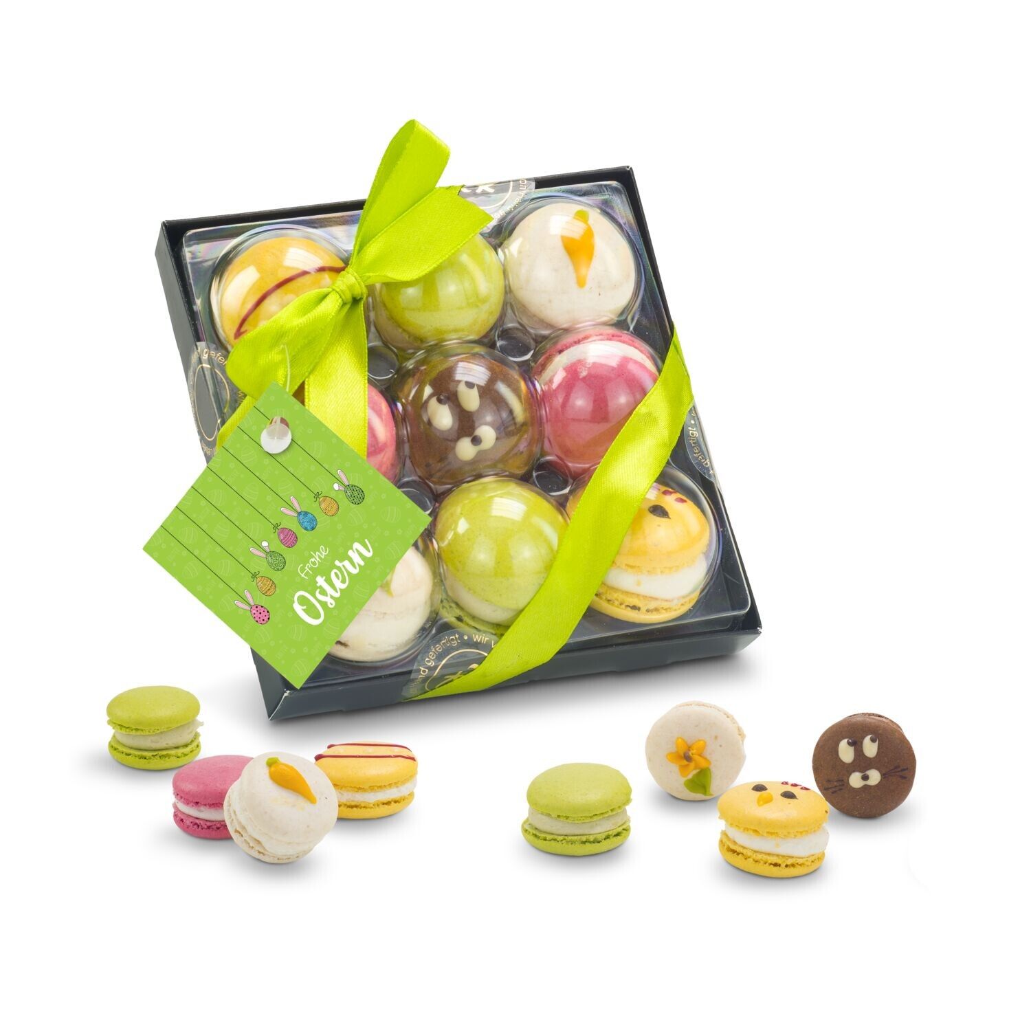 Bunte Oster-Macarons, 90 g-699