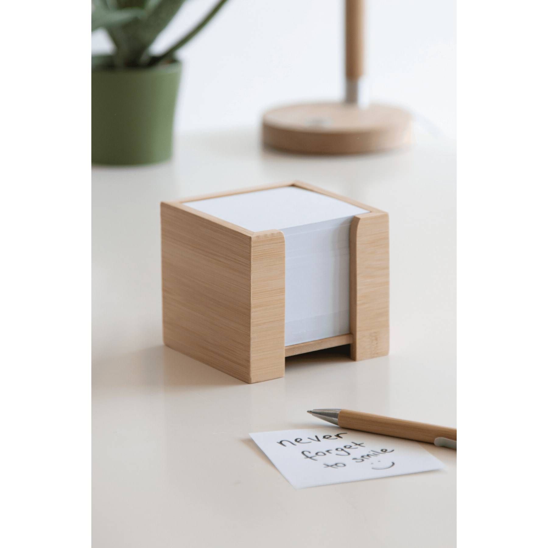 Zettelbox NEVER FORGET BAMBOO - braun-719