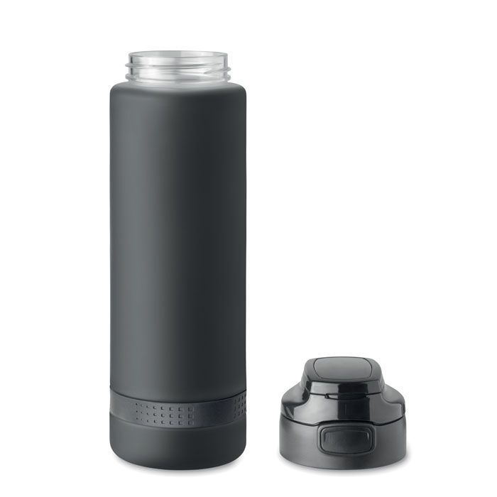 Sport-Trinkflasche RPET 1L LEVEL - schwarz-663