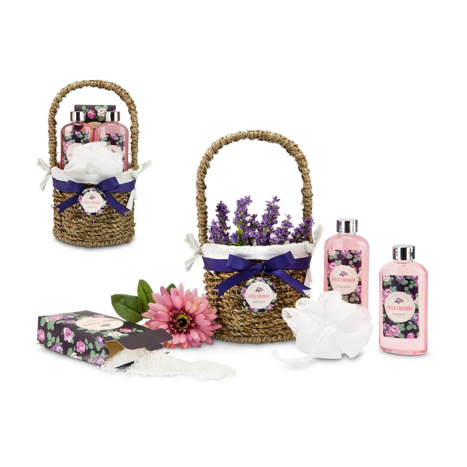 Wellness-Geschenkset: Lavendelkörbchen-626
