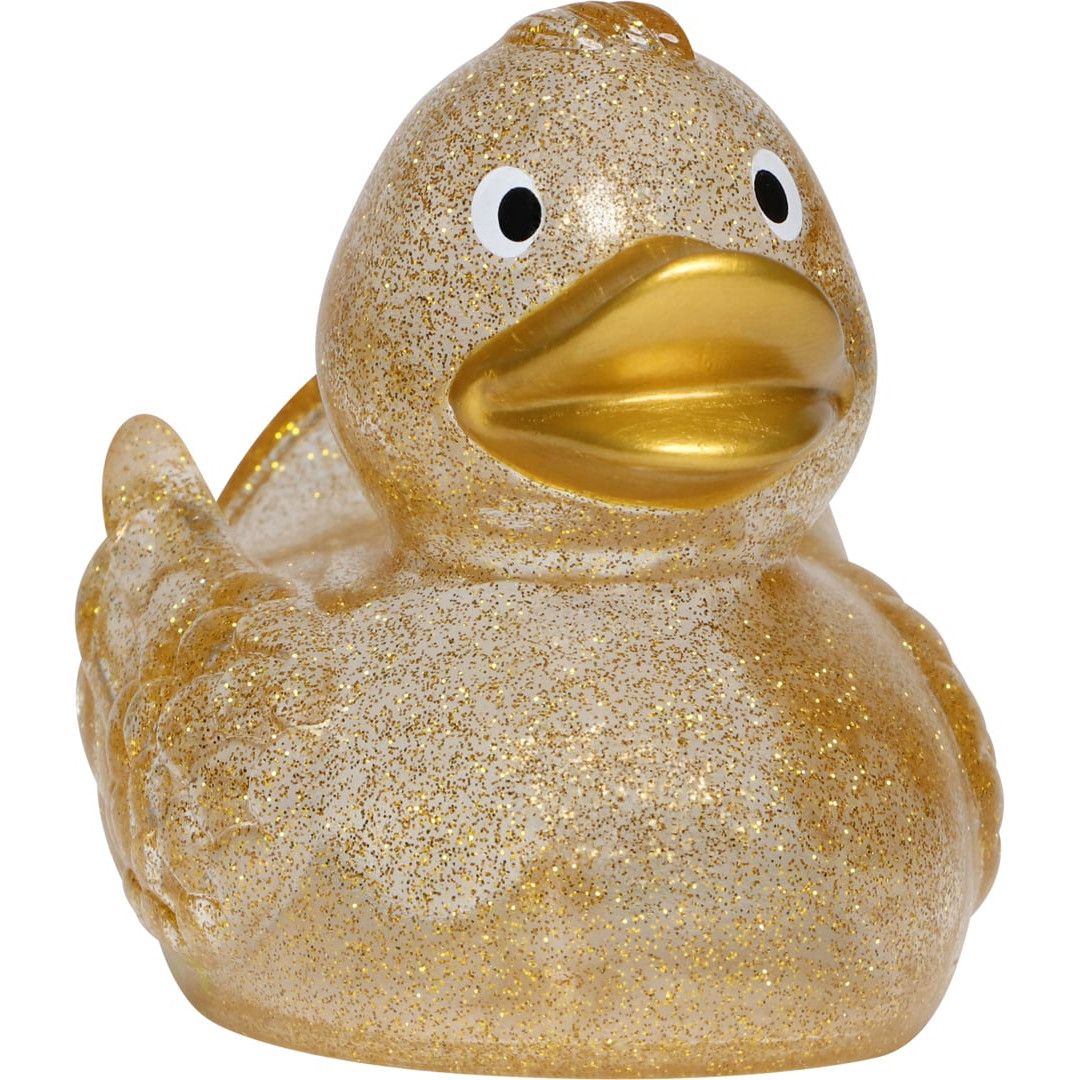 Quietsche-Ente Wings - glitzer - gold-373